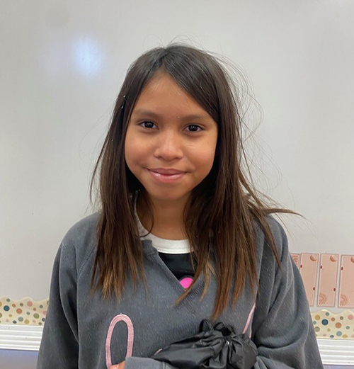 Sayri Duran, 5th grade student of the month