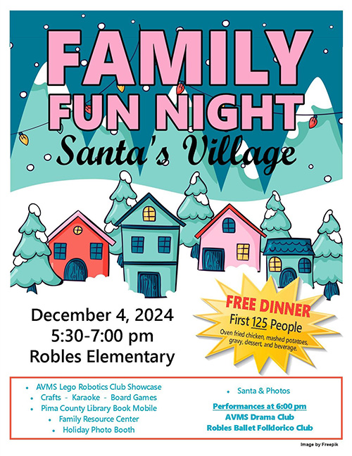 Santa's Village Family Fun Night Flyer